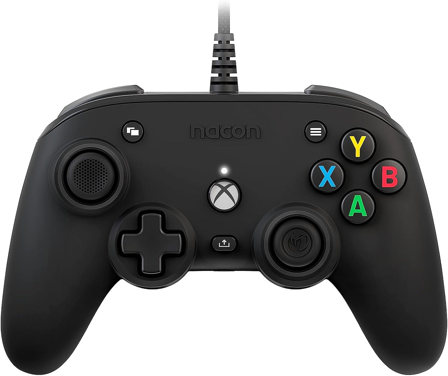 Nacon - Wired PRO Compact Controller (Black) Xbox One