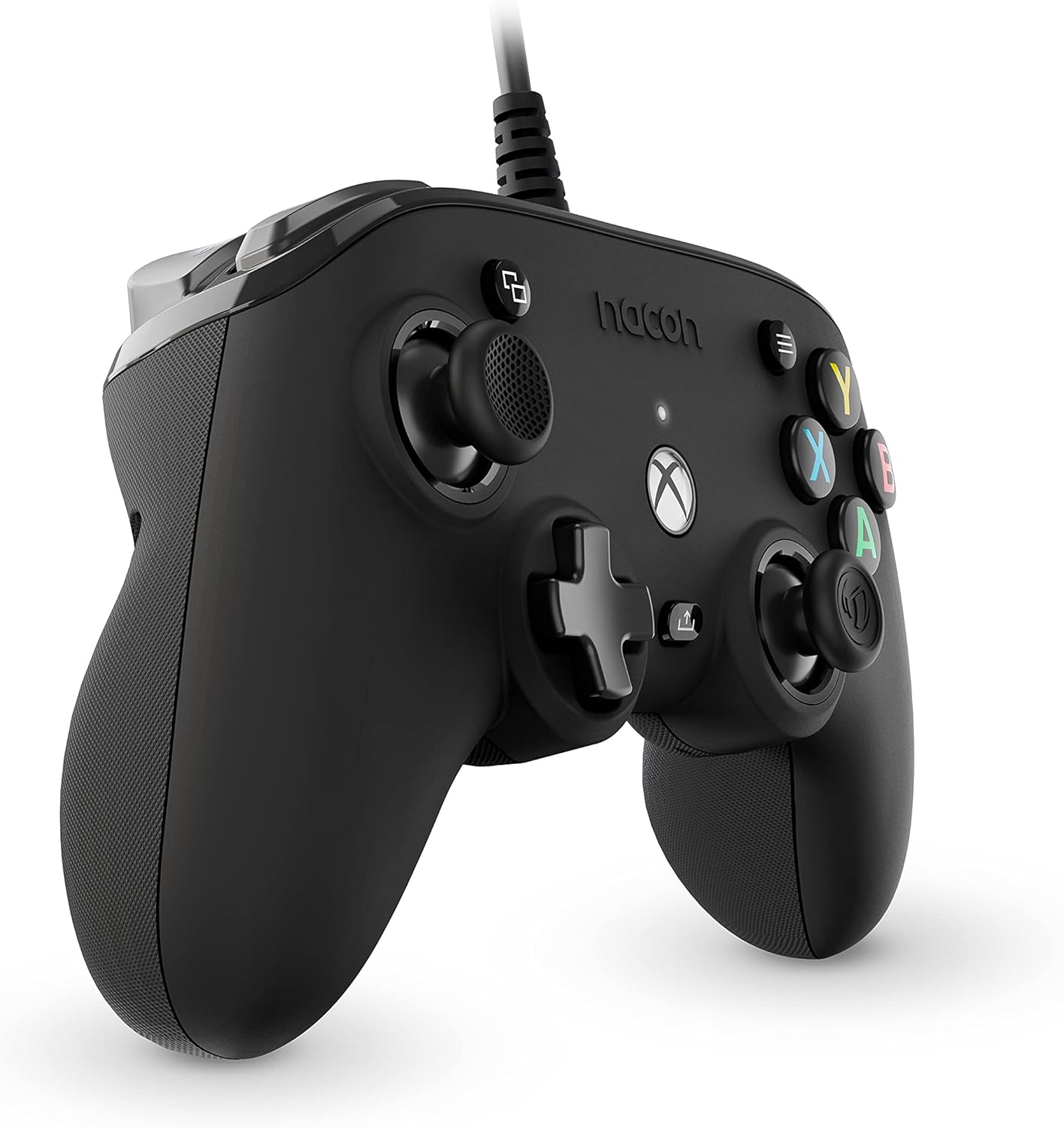 Nacon - Wired PRO Compact Controller (Black) Xbox One